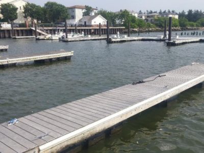 dock of a boat slip