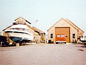 exterior view of marina boat house